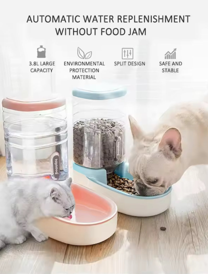 Dispenser Automático PetPro – Comedouro e Bebedouro de Gravidade