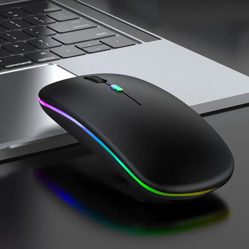 Mouse Gamer OLOPKY RGB Bluetooth 5.2 – Recarregável e Ultra Responsivo